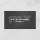 Carte De Fidélité Fitness Scratched Dark Monogram Loyalty Punch (Devant)