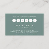 Carte De Fidélité Fleur sauvage d'été (Dos)