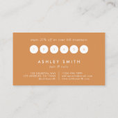 Carte De Fidélité Fleur sauvage rustique (Dos)