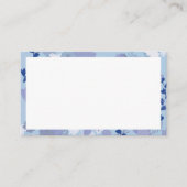 Carte De Fidélité Fleurs bleues (Devant)
