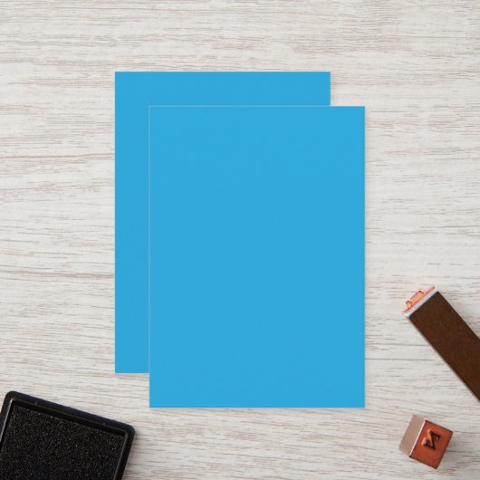 Carte De Fidélité fond bleu avec chat noir et blanc sur (Devant/Arrière en situation)