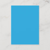 Carte De Fidélité fond bleu avec chat noir et blanc sur (Devant)