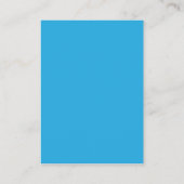 Carte De Fidélité fond bleu avec chat noir et blanc sur (Dos)