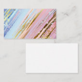 Carte De Fidélité Fond rose texturé (Devant / Derrière)