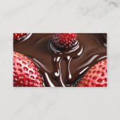 Carte De Fidélité fraises au chocolat (Devant)