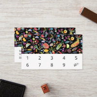 Funky Rainbow Fruits Aquarelle Motif 10
