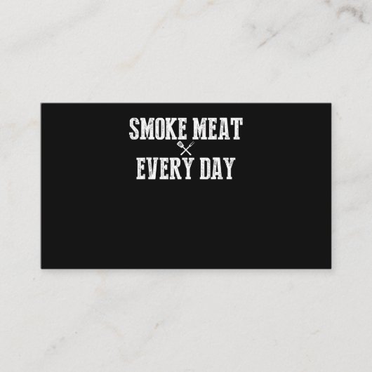 Carte De Fidélité Funny Bbq Smoker Accessoire Pitmaster Papa Grillin (Devant)