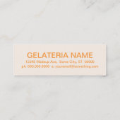 carte de fidélité gelato (rétrograde) (Dos)