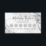 Carte De Fidélité Glam Silver Grey Parties scintillant Agate Marbre<br><div class="desc">Glam moderne Silver Grey Parties scintillant Agate Marbre Monogramme Cute Carte de fidélité</div>