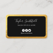 Carte de fidélité Gold (Dos)