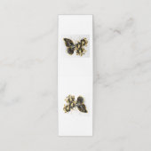 Carte De Fidélité Gold flower Butterfly with Black Orchid (Extérieur déplié)