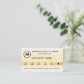 Carte de fidélité Gold Ivory Chic (Debout devant)
