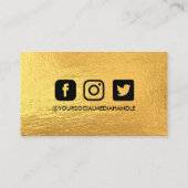 Carte de fidélité Gold Maquillage (Dos)