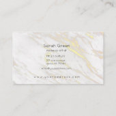 Carte de fidélité Gold Marble ⎢ (Dos)