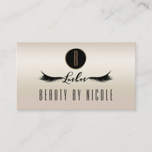 Carte de fidélité Gold Pearl Shimmer Eyelashes