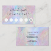 carte de fidélité gradients abstraits (Devant / Derrière)