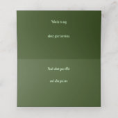 Carte De Fidélité Graines vertes (Intérieur déplié)