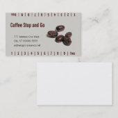 Carte De Fidélité Grains de café (Devant / Derrière)