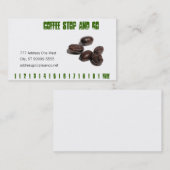 Carte De Fidélité Grains de café (Devant / Derrière)