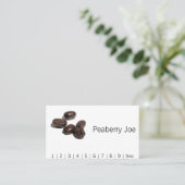 Carte De Fidélité Grains de café (Debout devant)