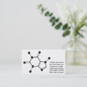 Carte De Fidélité haricots moléculaires de caféine (Debout devant)