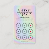 Carte de fidélité Hologramme moderne (Devant)