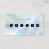 Carte De Fidélité Holographie holographique du code QR affaires (Devant)