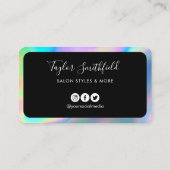 Carte de fidélité Holographique Faux aux Frontière (Dos)