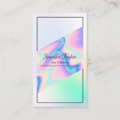 Carte De Fidélité Holographique moderne tendance Dégradé minimal (Devant)