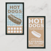 Carte De Fidélité hot dog plaid (Devant / Derrière)