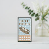 Carte De Fidélité hot dog plaid (Debout devant)