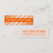 carte de fidélité hot dog (rétrograde) (Devant / Derrière)