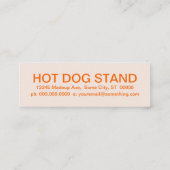 carte de fidélité hot dog (rétrograde) (Dos)