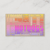 carte de fidélité hot dogs (mot web) (Devant)