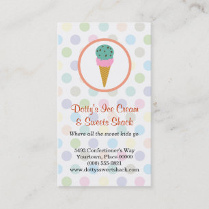 Carte De Fidélité Ice Cream Shop Loyalty Rewards