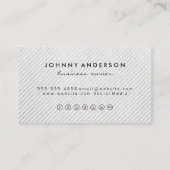 Carte De Fidélité Icône de crème glacée Loyauté (Dos)