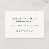 Carte De Fidélité Icône de crème glacée Loyauté (Dos)