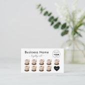 Carte De Fidélité Illustration classique de la boisson au café Ajout (Debout devant)