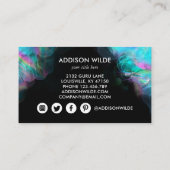 Carte De Fidélité Industrie de l'encre à alcool holographique (Dos)