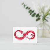 Carte De Fidélité Infinity with Red Wine (Debout devant)