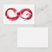 Carte De Fidélité Infinity with Red Wine (Devant / Derrière)