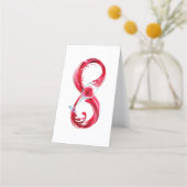 Carte De Fidélité Infinity with Red Wine (Devant)