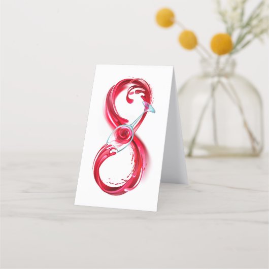 Carte De Fidélité Infinity with Red Wine (Dos)