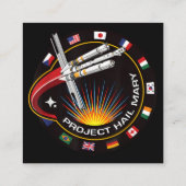 Carte De Fidélité Insigne de mission spatiale (Dos)