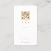 Carte de fidélité inspirée de Girly Ivory White In (Dos)