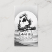 Carte De Fidélité Instructeur de yoga King Pose 5 Classe (Devant)