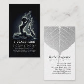 Carte De Fidélité Instructeur de yoga King Pose 5 Classe (Devant / Derrière)