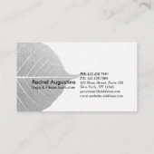 Carte De Fidélité Instructeur de Yoga Méditation Lotus Pose 5 Classe (Dos)