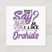 Carte De Fidélité Jardinage d'orchidées (Dos)