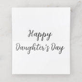 Carte De Fidélité Joyeux jour de filles si.ple minimum ajouter le no (Intérieur déplié)